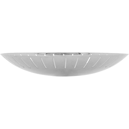 Centro de Mesa Inox Home&Co Lunaria 36x36x6cm Prata Decorativo