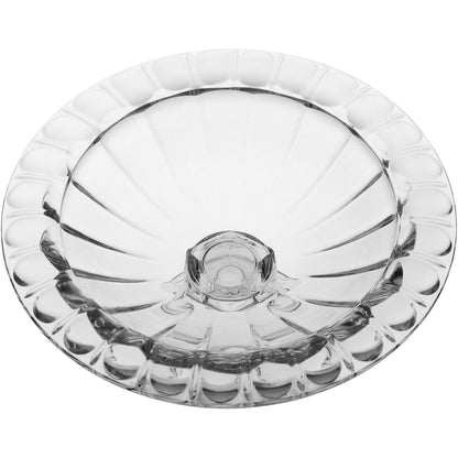 Centro de Mesa Proença Cristal Transparente 15x33x33cm Elegante