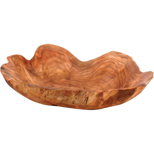 Centro de Mesa Wood Madeira Natural 14x44x40cm Decorativo