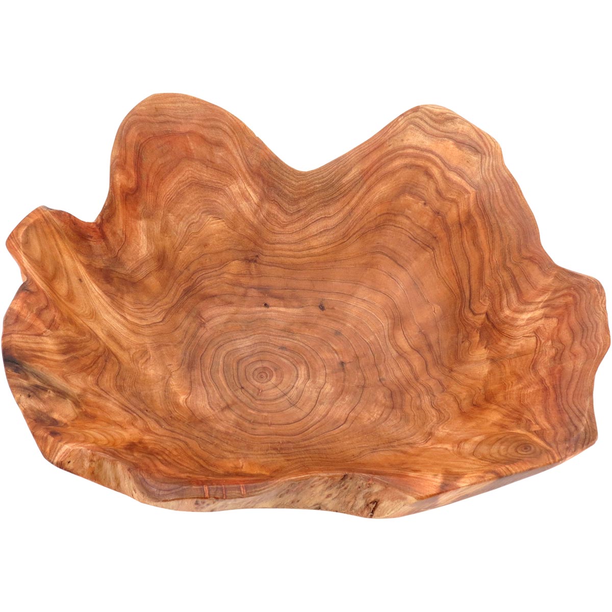Centro de Mesa Wood Madeira Natural 14x44x40cm Decorativo