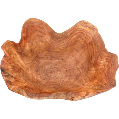 Centro de Mesa Wood Madeira Natural 14x44x40cm Decorativo