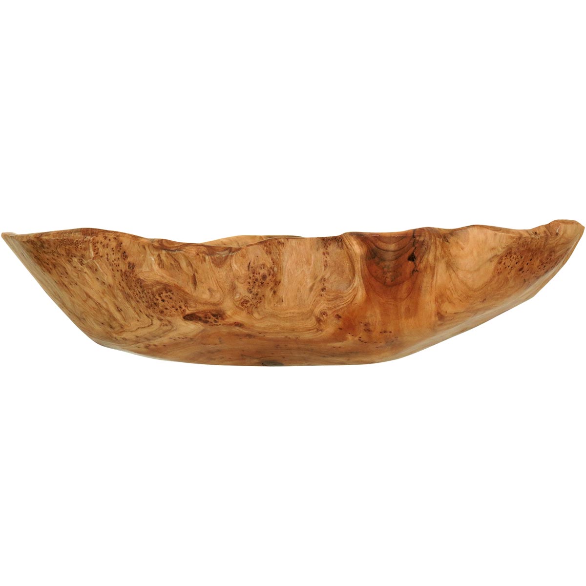 Centro de Mesa Wood Madeira Natural 14x44x40cm Decorativo