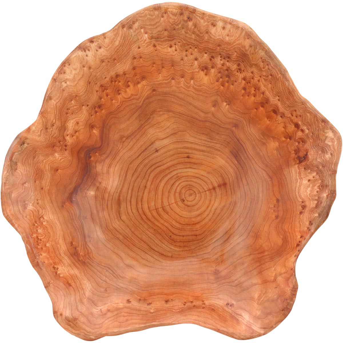 Centro de Mesa Wood Madeira Natural 14x44x40cm Decorativo