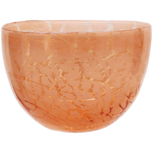 Centro de Mesa em Vidro Âmbar Campbell 20x13x20cm Decorativo