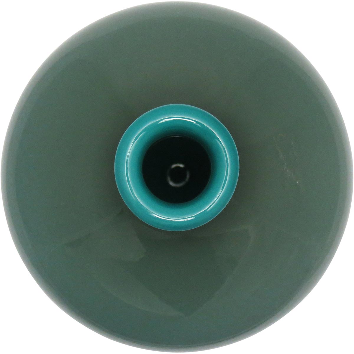 Garrafa Decorativa em Vidro Cyan 32x20x20cm à Prova de Vazamentos