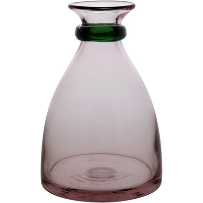 Garrafa Decorativa Blume Vidro Rosa 22x15cm à Prova de Vazamentos