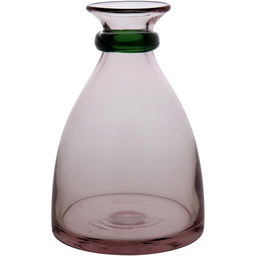 Garrafa Decorativa Blume Vidro Rosa 22x15cm à Prova de Vazamentos