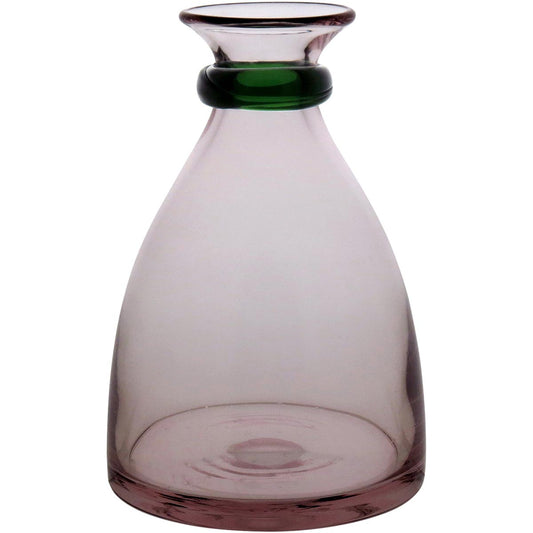 Garrafa Decorativa Blume Vidro Rosa 22x15cm à Prova de Vazamentos