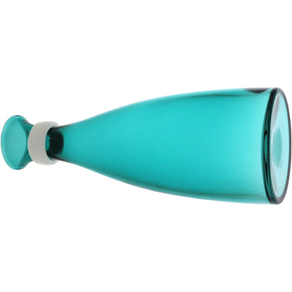 Garrafa Decorativa de Vidro Azul Blume 33x13cm - A prova de Vazamentos