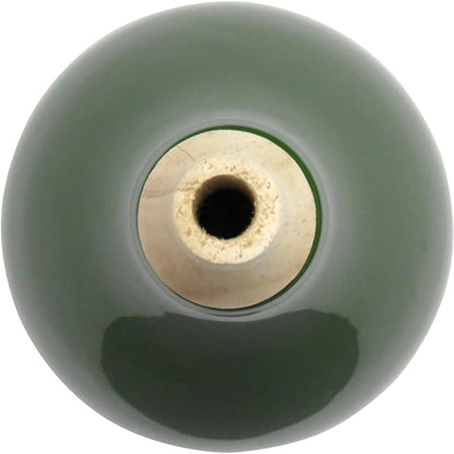 Garrafa Decorativa Cerâmica Verde Foglio 28x13x13cm