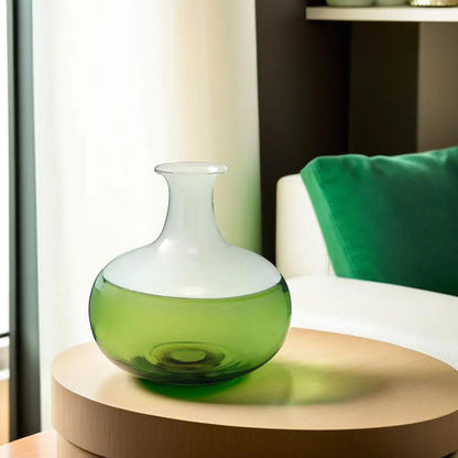 Garrafa Decorativa de Vidro Verde Thyara 21cm - Estilo e Qualidade