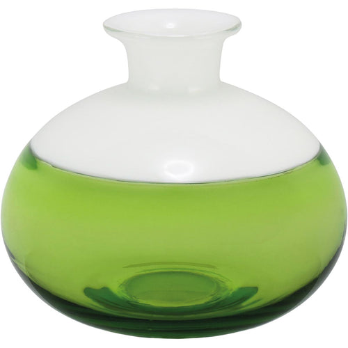 Garrafa Decorativa de Vidro Verde Thyara 15x17cm à Prova de Vazamentos