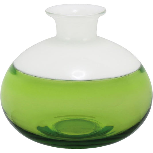 Garrafa Decorativa de Vidro Verde Thyara 15x17cm à Prova de Vazamentos