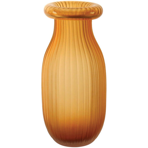 Garrafa Decorativa de Vidro Âmbar Serena 29x13cm para Bebidas