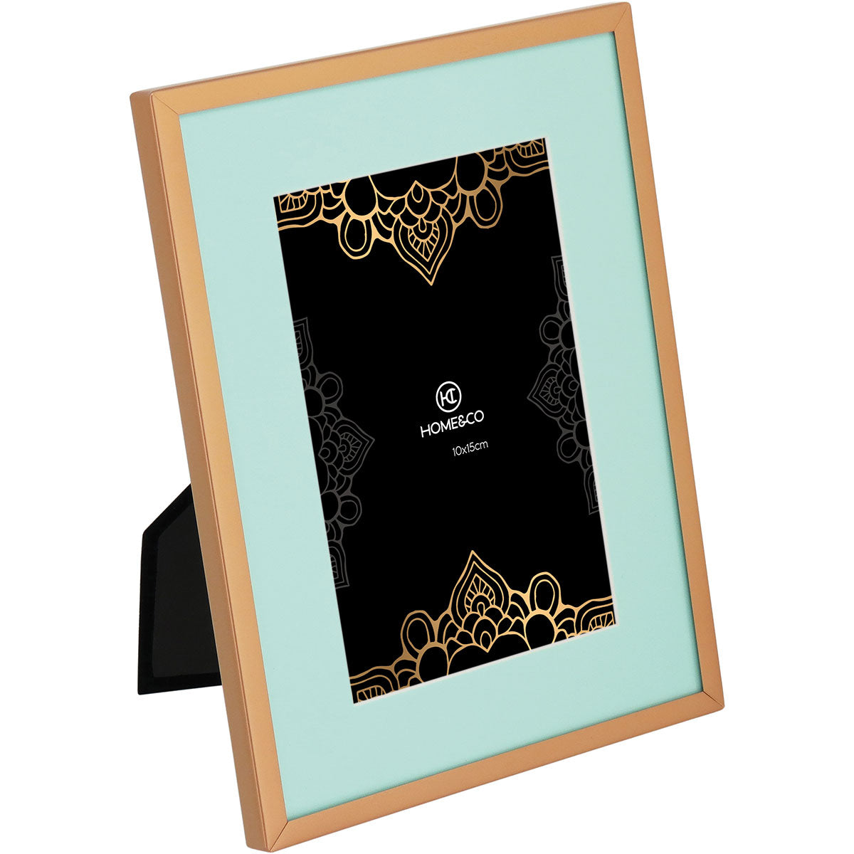 Porta-Retrato Metal 10x15cm Ignaz Verde Home&Co 20x16x1cm