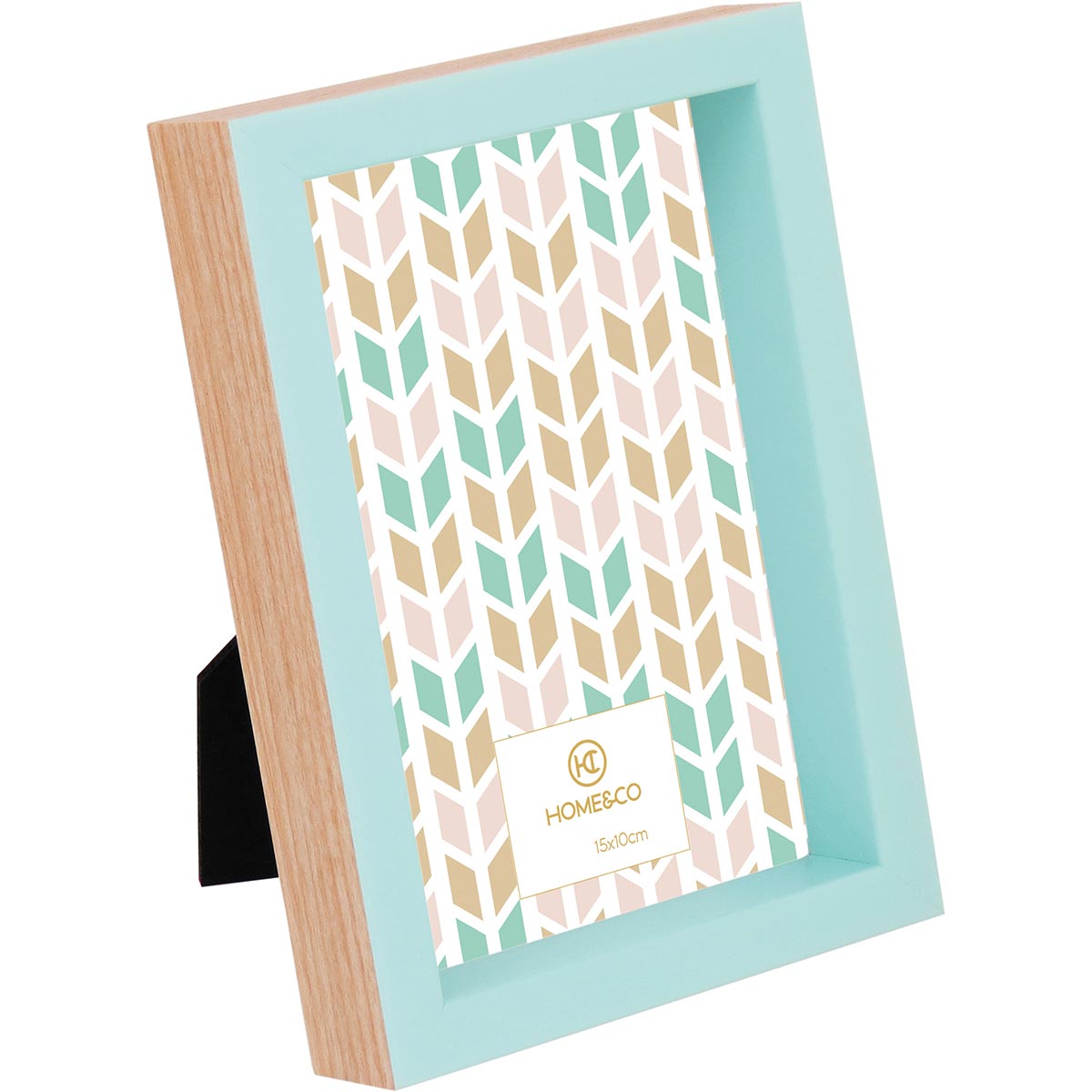 Porta-Retratos Azul 10x15 Home&Co Pujals Plástico 17x12x5cm