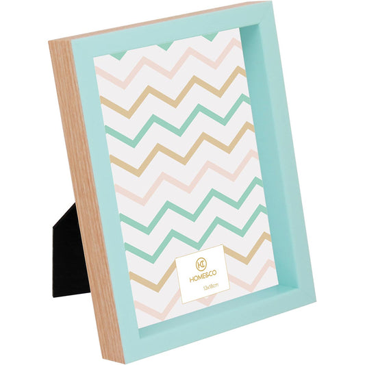 Porta-Retratos Azul 13x18 Home&Co Pujals Plástico 20x15x5 cm