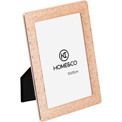Porta-Retratos Dourado Home&Co Ferrara Metal 10x15 cm 18x13 cm