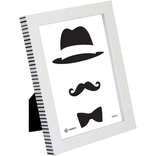 Porta-retratos 13x18 Branco Plástico Maddie Home&Co 20x16x2cm