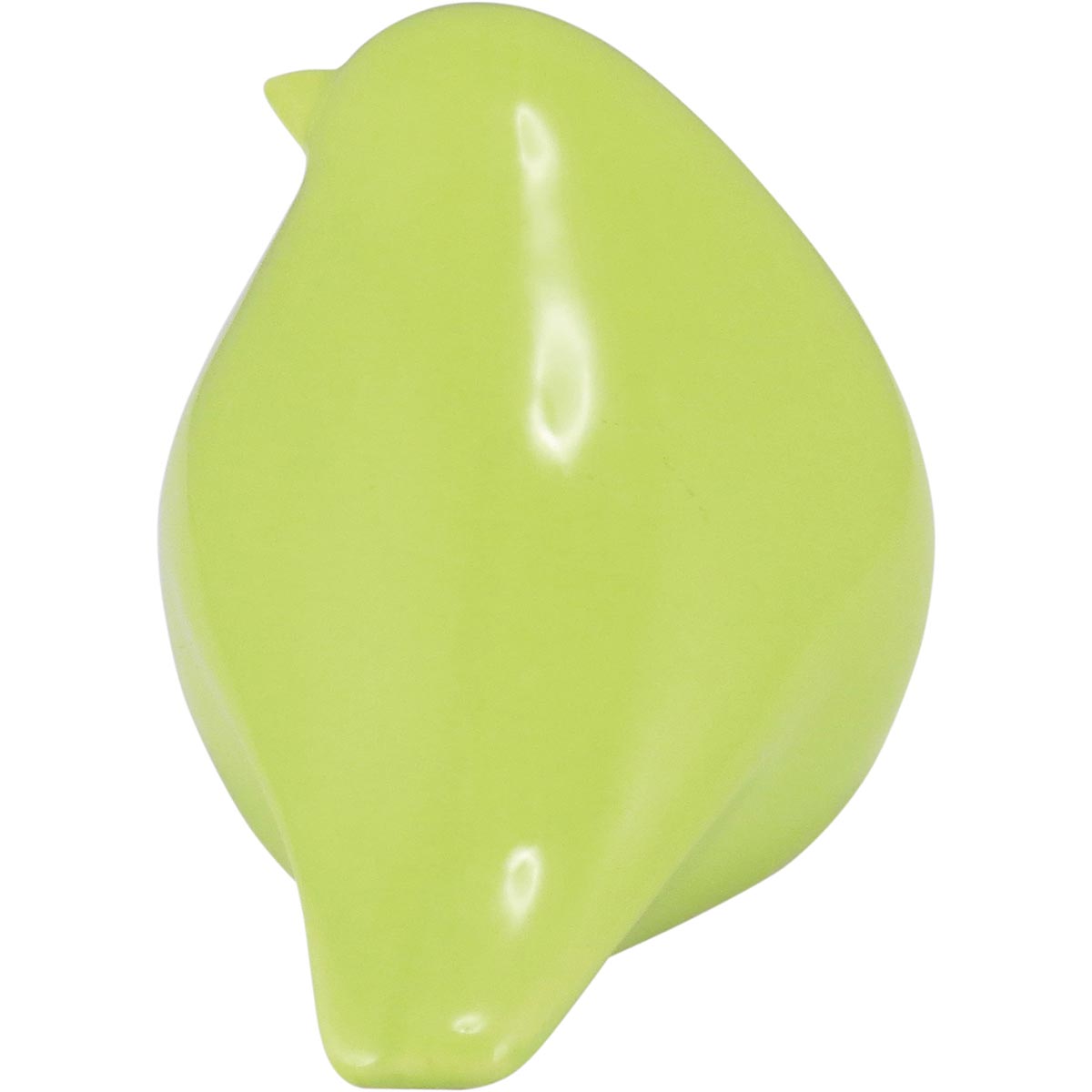 Adorno Cerâmica Verde Pássaro Picci 13cm - Decoração Elegante