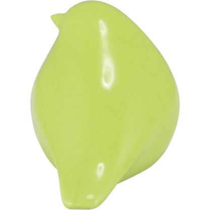 Adorno Cerâmica Verde Pássaro Picci 13cm - Decoração Elegante
