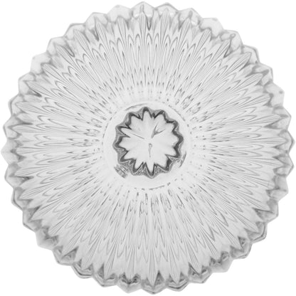 Potiche de Vidro Transparente 16x12cm para Decoração e Armazenamento