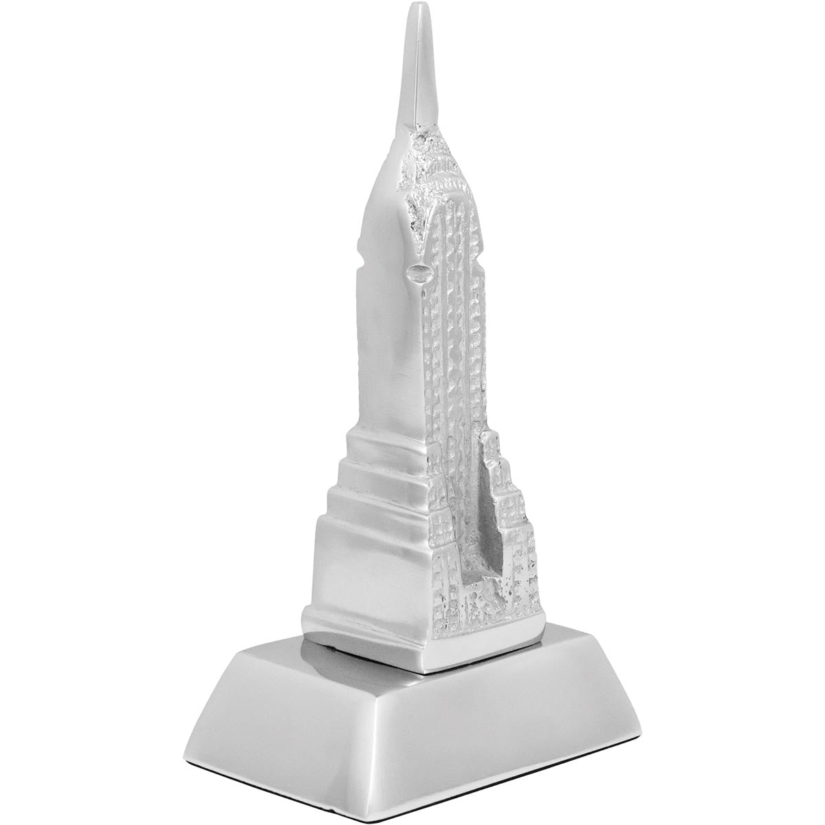 Adorno Decorativo Empire State Home&Co Alumínio Prata 17cm