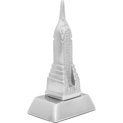 Adorno Decorativo Empire State Home&Co Alumínio Prata 17cm