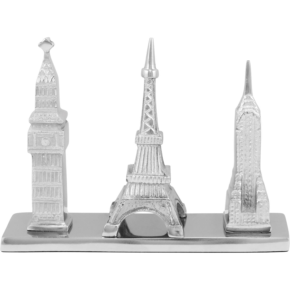 Adorno Decorativo Alumínio 25cm Home&Co Prata para Decoração