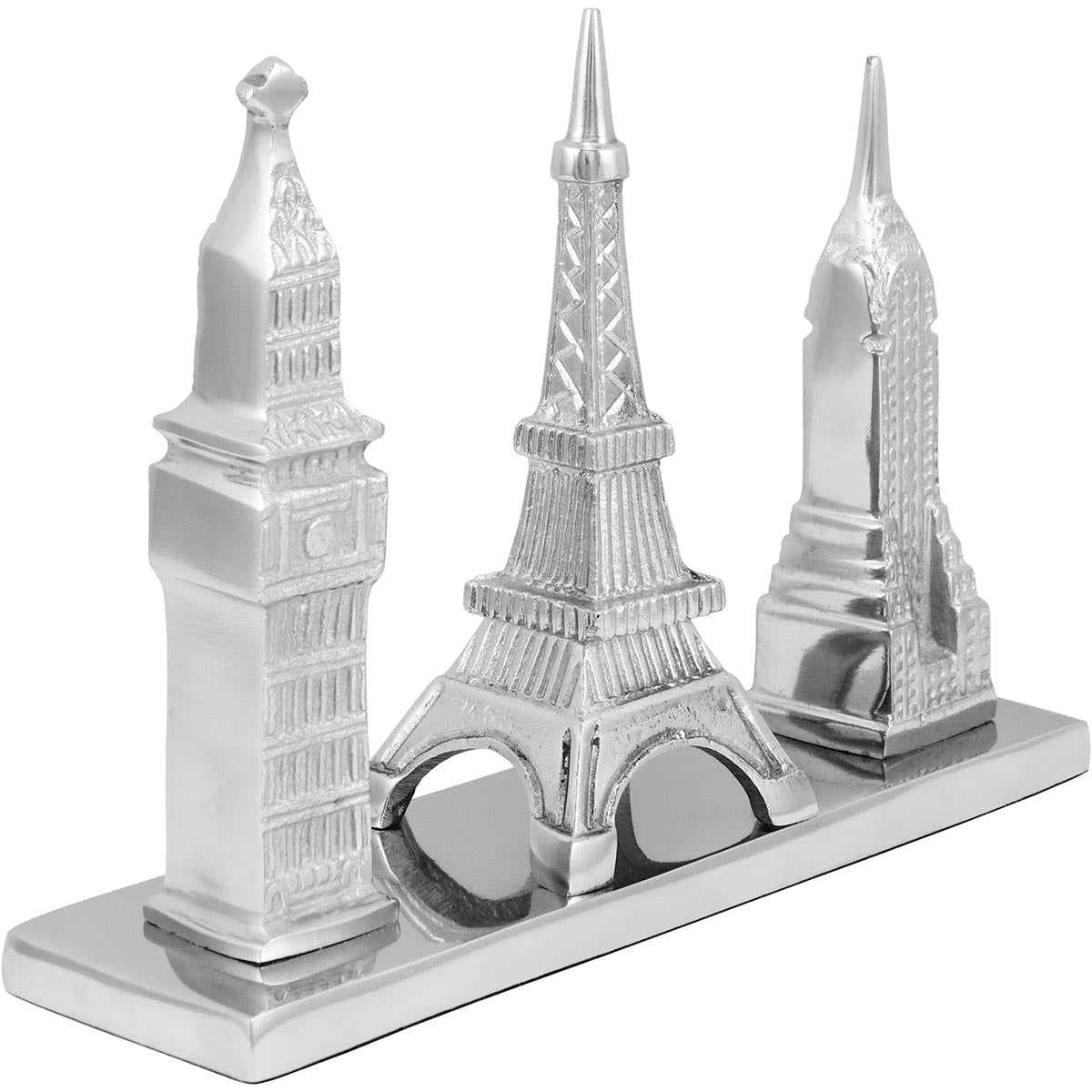 Adorno Decorativo Alumínio 25cm Home&Co Prata para Decoração