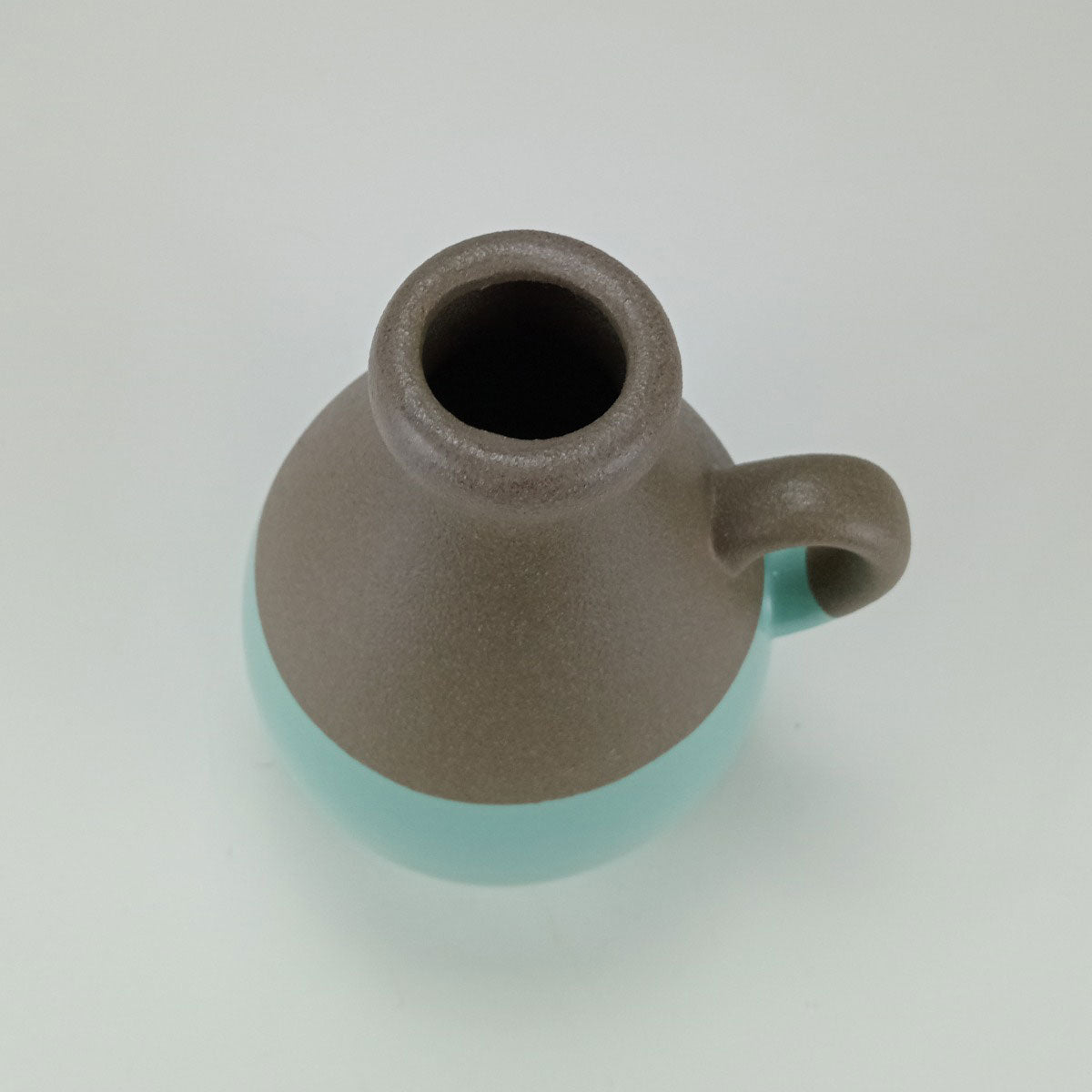 Vaso Decorativo Cerâmica Odin 20x14x16cm Azul Sofisticado