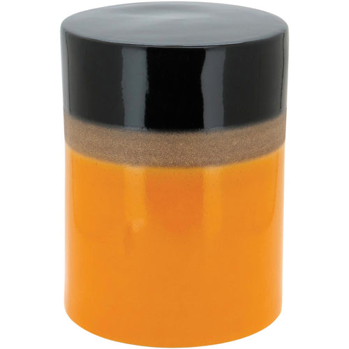 Banqueta Decorativa Rebekah Cerâmica Amarela 44x33cm - Home&Co