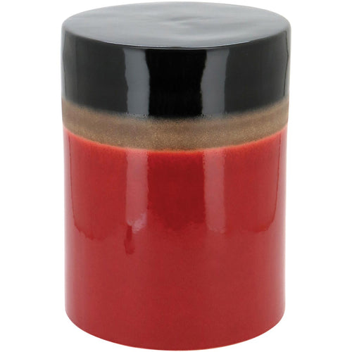 Banqueta Cerâmica Vermelha Home&Co Rebekah 44x33x33cm