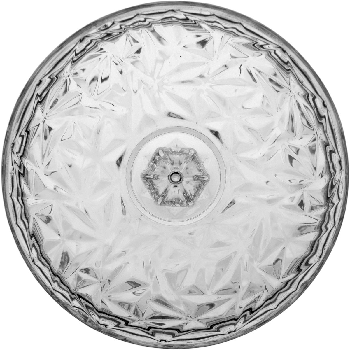 Potiche Ally em Vidro Transparente 24x16cm - Armazenamento Elegante