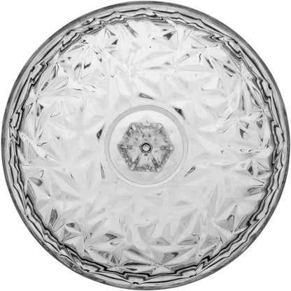 Potiche Ally em Vidro Transparente 24x16cm - Armazenamento Elegante