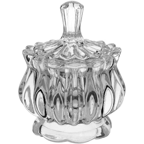 Potiche de Vidro Transparente Lavy Eco 12x9cm para Doces