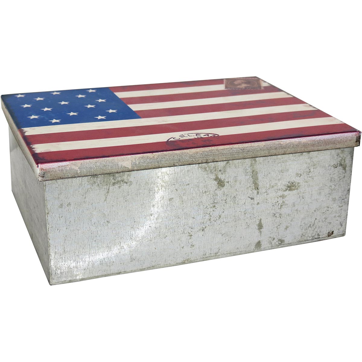 Caixa Organizadora Metal Nation 2 Peças Tamanho G e P Colorida