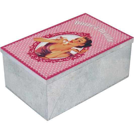 Caixa Organizadora Metal Grease 9x14x21cm Variadas Cores