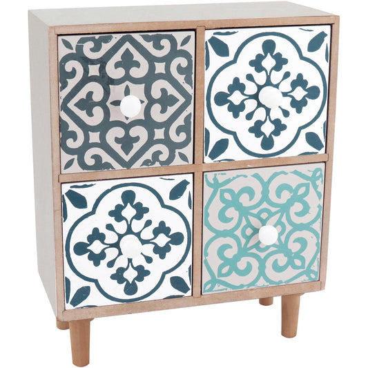 Caixa Organizadora MDF Colorida 27x22x10cm Vert