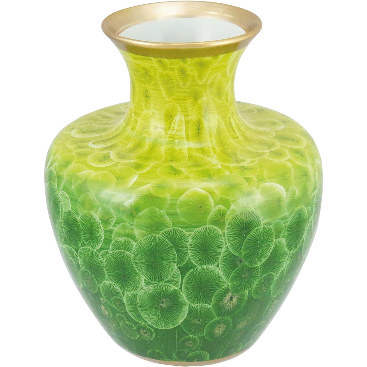 Vaso Decorativo Cerâmico Verde Midori 24x19cm para Flores