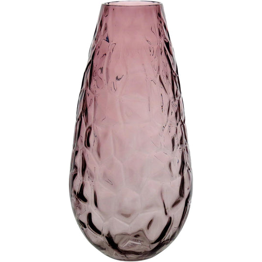 Vaso Orium Vidro 36x18x18cm Rosa
