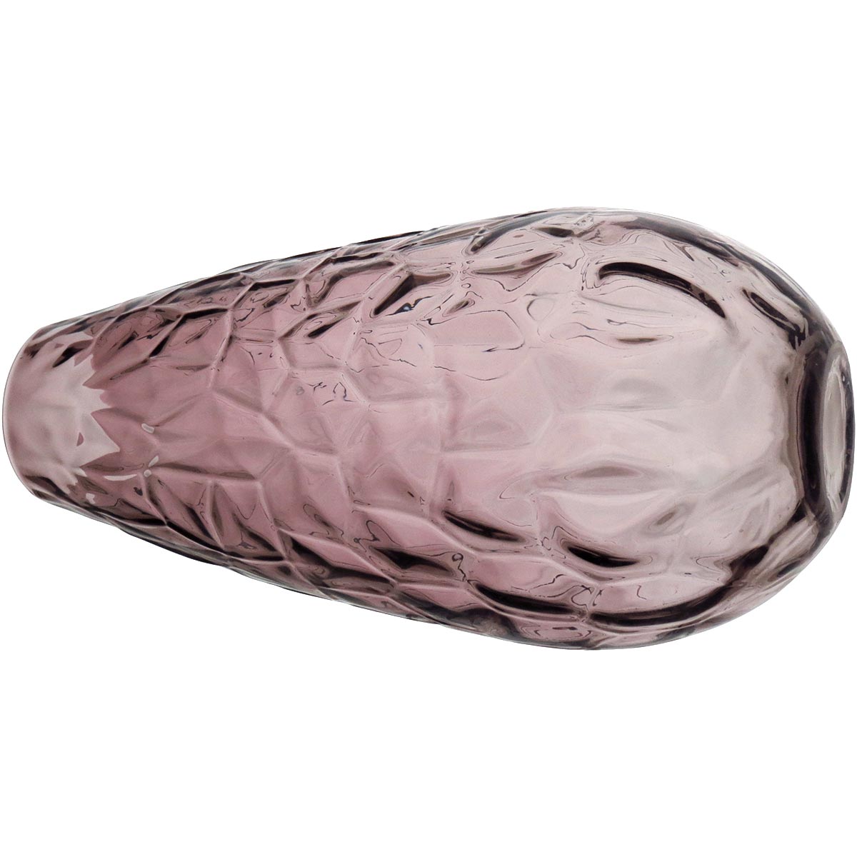 Vaso Orium Vidro 36x18x18cm Rosa