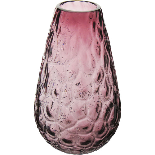Vaso Orium Vidro 26x14x14cm Rosa