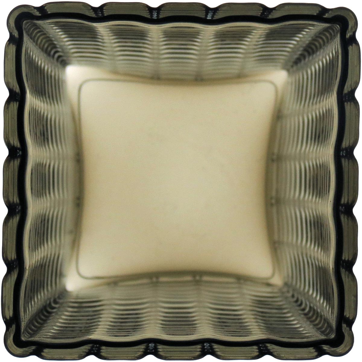 Vaso Kalil em Vidro Âmbar 31x11x11cm para Decoração de Ambientes