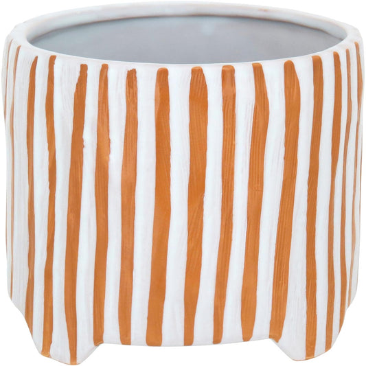 Cachepô Cerâmica Dourada Magical 13x16x16cm para Decoração de Interiores