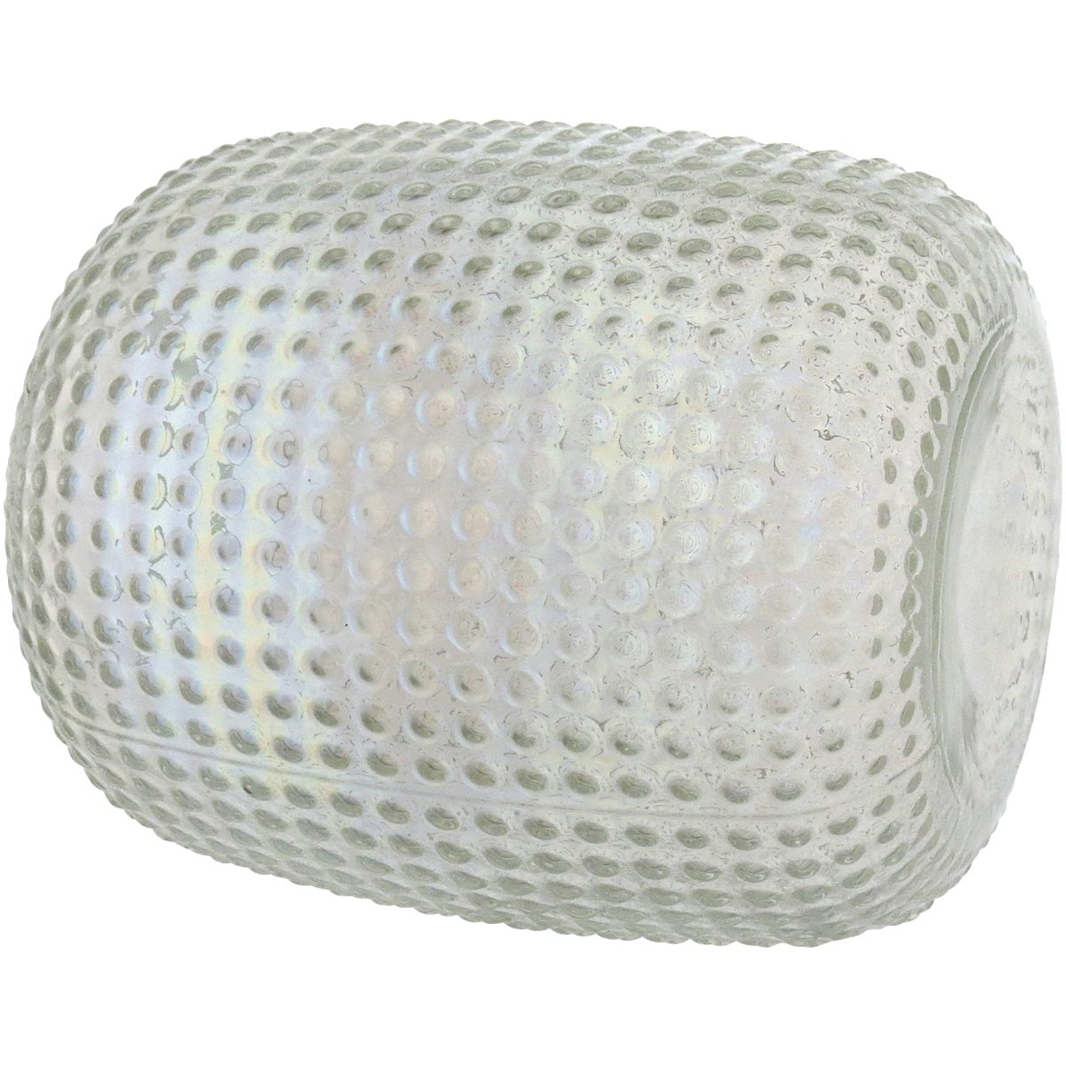 Vaso Origan Lustrado Vidro 19x16x16cm Furta-cor