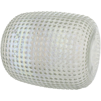 Vaso Origan Lustrado Vidro 19x16x16cm Furta-cor