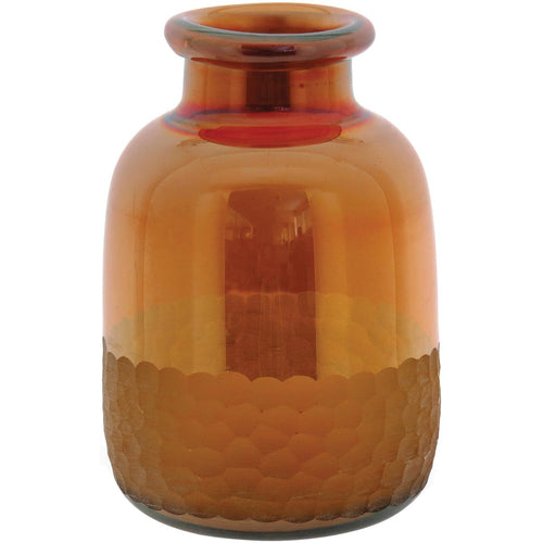 Vaso Decorativo Capadócia Vidro Âmbar 30x21cm 2ª Linha