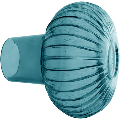 Vaso Wave Vidro 18x18x18cm Azul