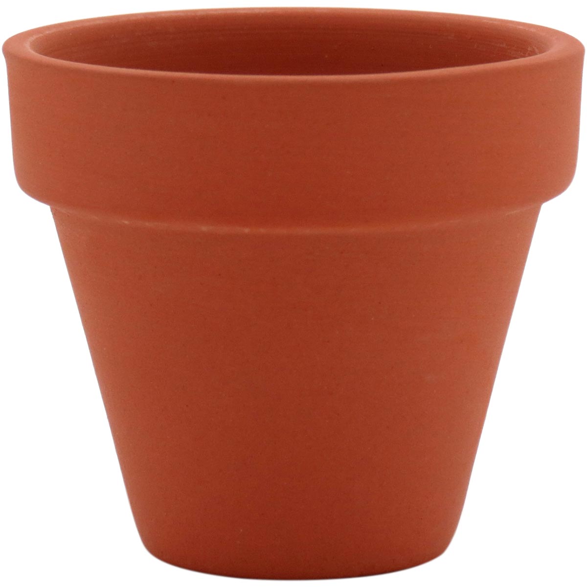 Conjunto de 4 Cachepôs em Terracota Natural - Toque Verde Decorativo